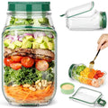 Kitchar Freshbox - Leakproof layered salad jar